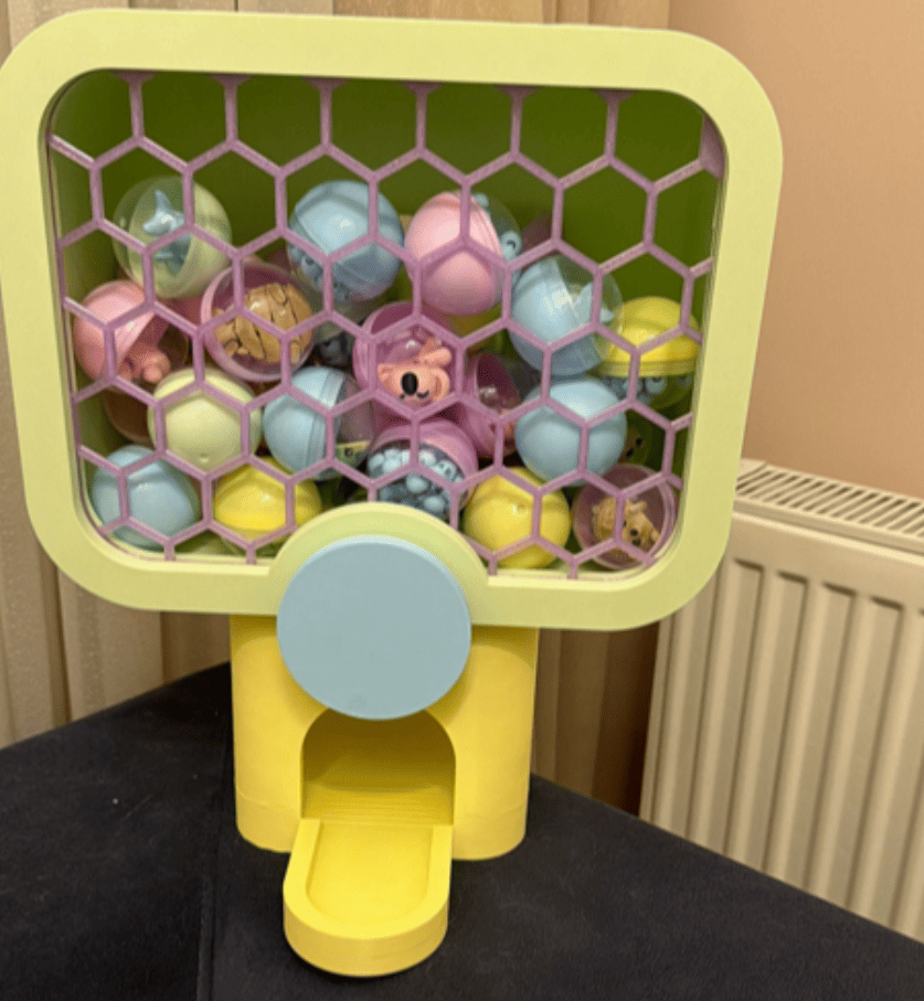 3d printed toys_pastel capsule toy vending machine